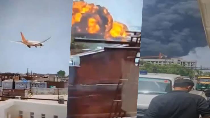 Ahmedabad Plane Crash अहमदाबाद में 242 यात्रियों को लेकर रहा प्लेन क्रैश, 50 घायलों का इलाज अस्पताल में जारी
